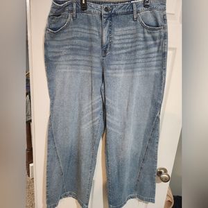 Terra & Sky Wide Leg Jeans size 18W New with tags